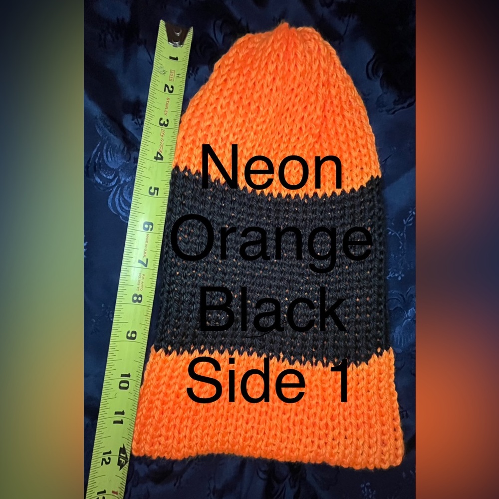 Double knit, reversible beanie